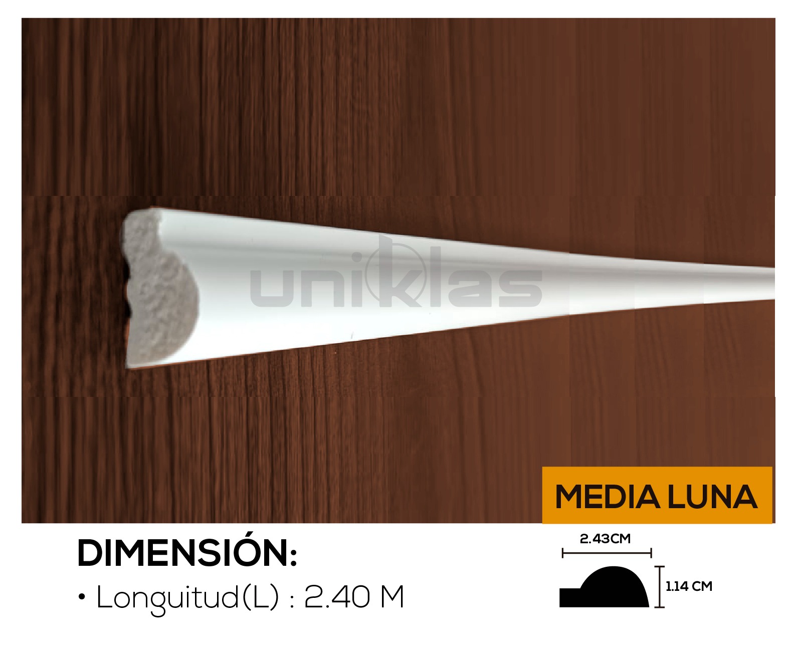 MOLDURA MEDIA LUNA